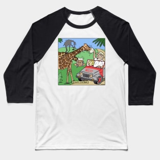 Giraffe-Sick Park Baseball T-Shirt